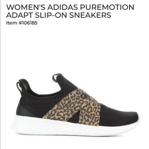 Adidas pure motion slip on sneakers.